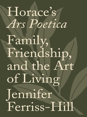 cover image of Horace's Ars Poetica